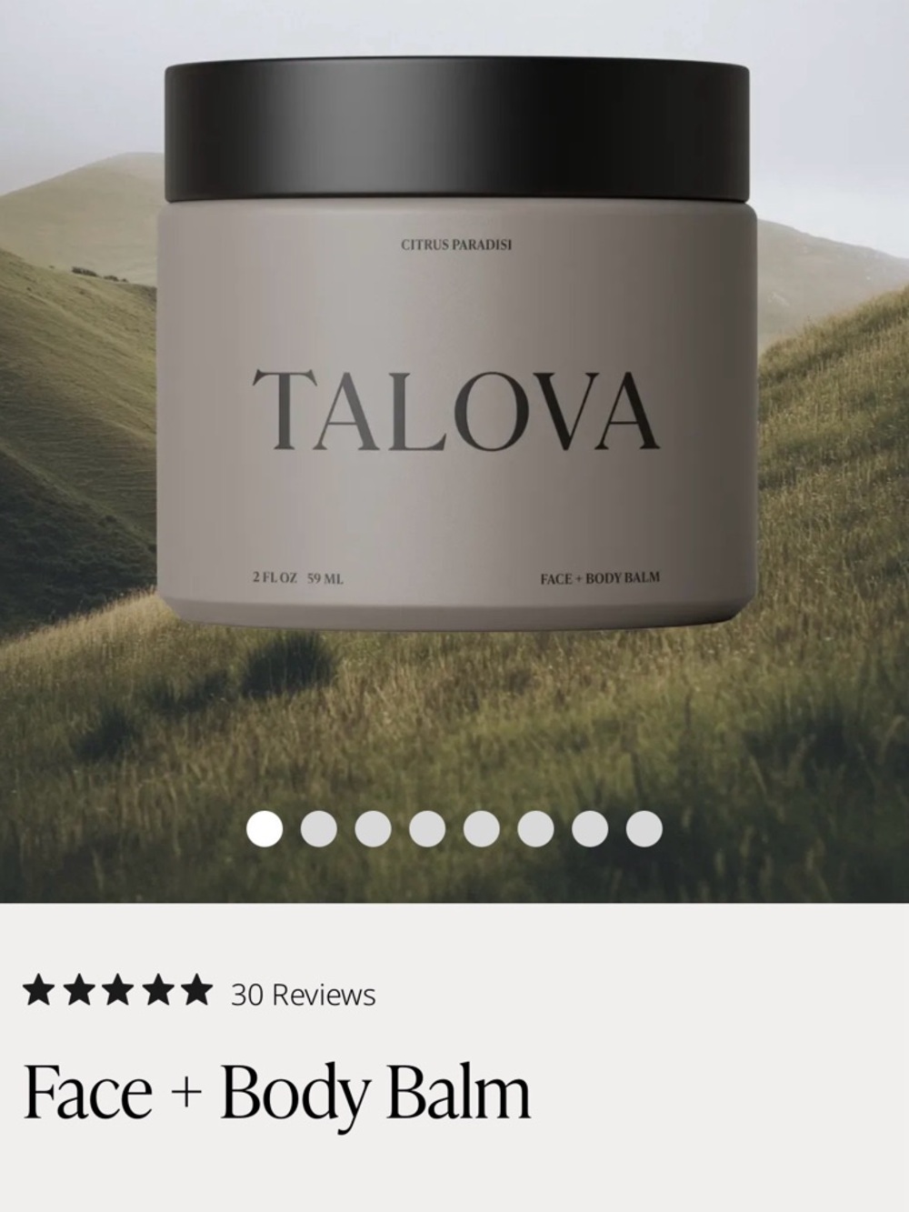 TALOVA Face + Body Balm